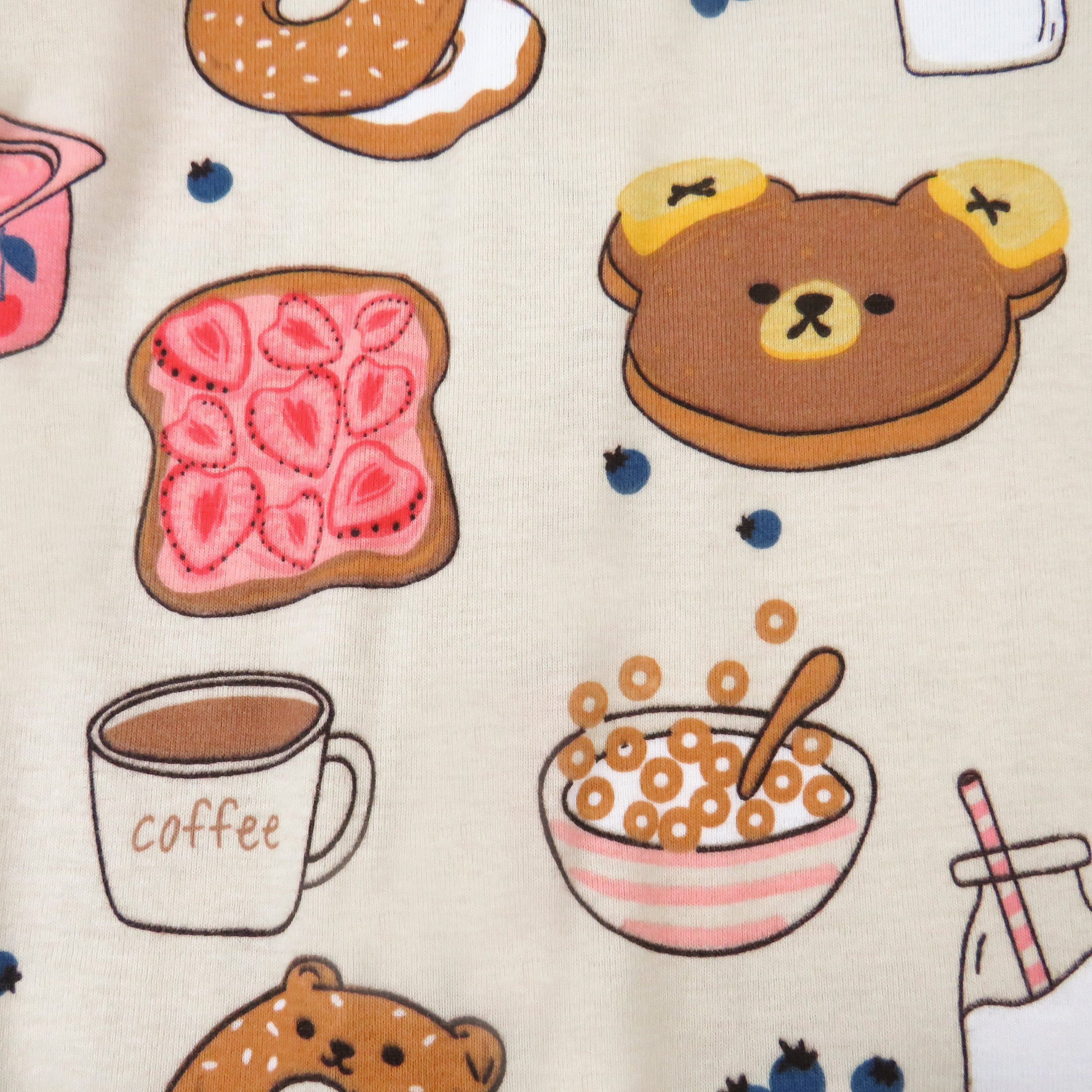 Organic Cotton Fun Foods Pajamas For Babies & Toddlers