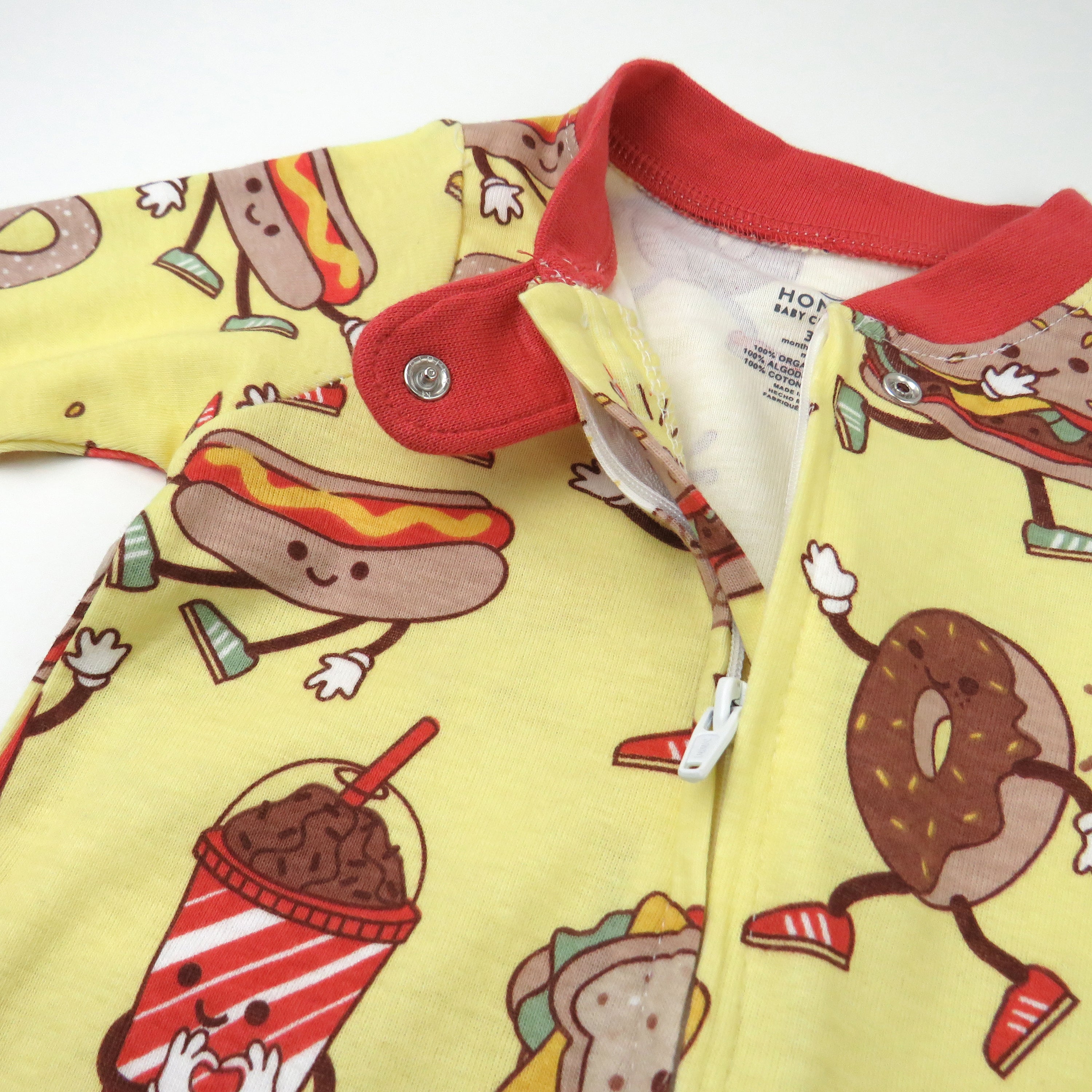 Organic Cotton Fun Foods Pajamas For Babies & Toddlers
