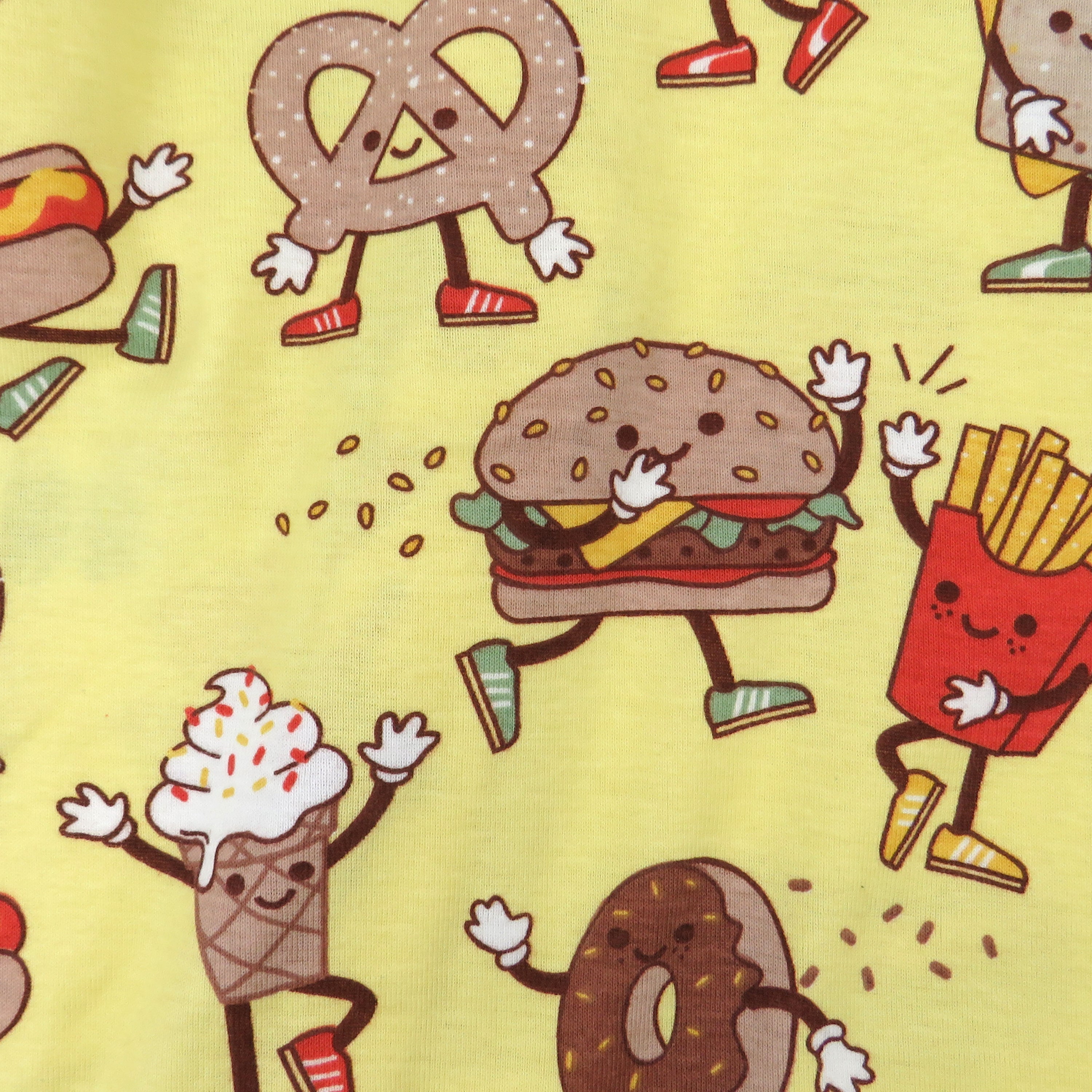 Organic Cotton Fun Foods Pajamas For Babies & Toddlers