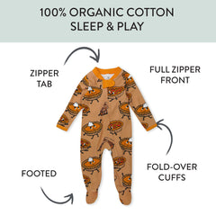 Organic Cotton Fun Foods Pajamas For Babies & Toddlers