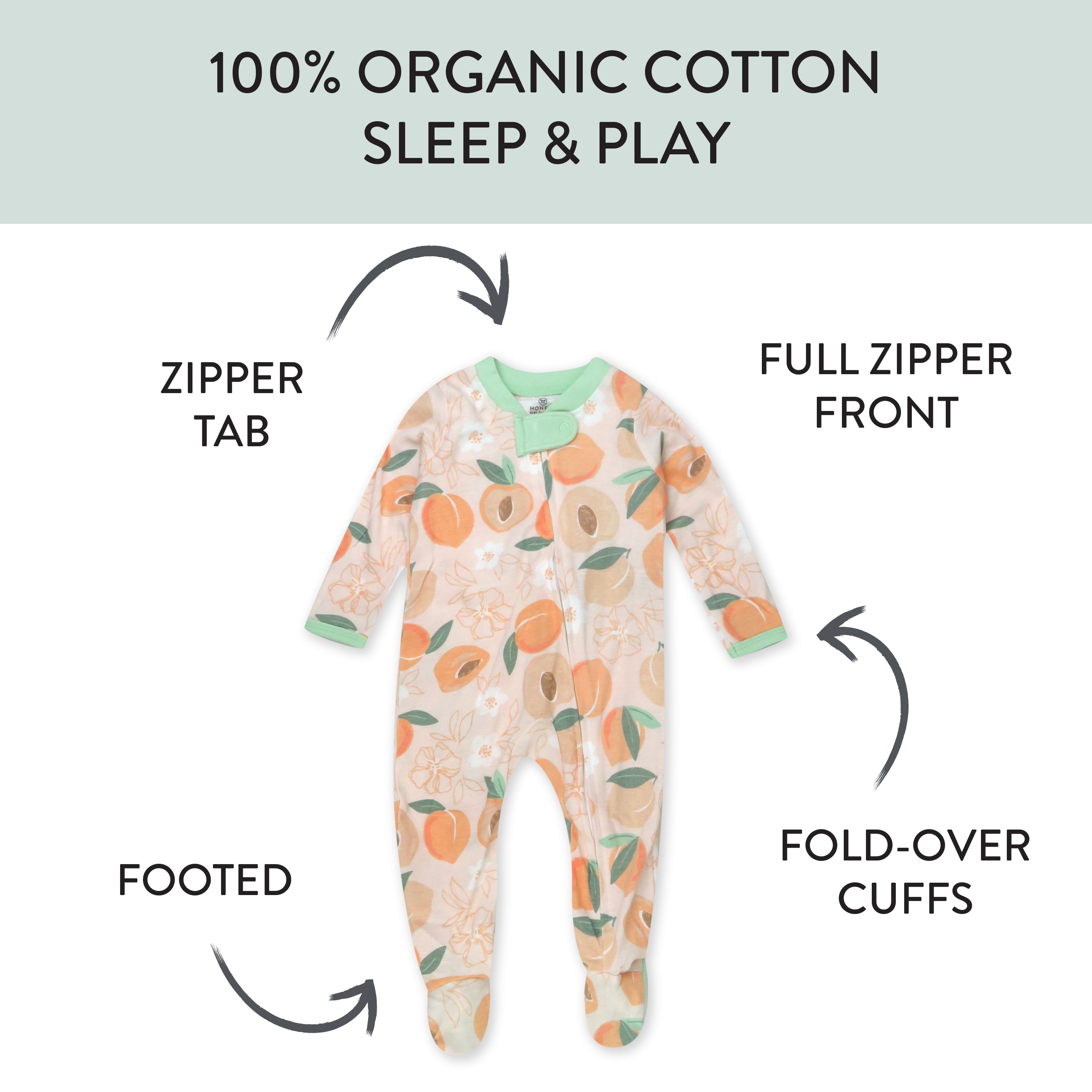 Organic Cotton Sleep & Plays