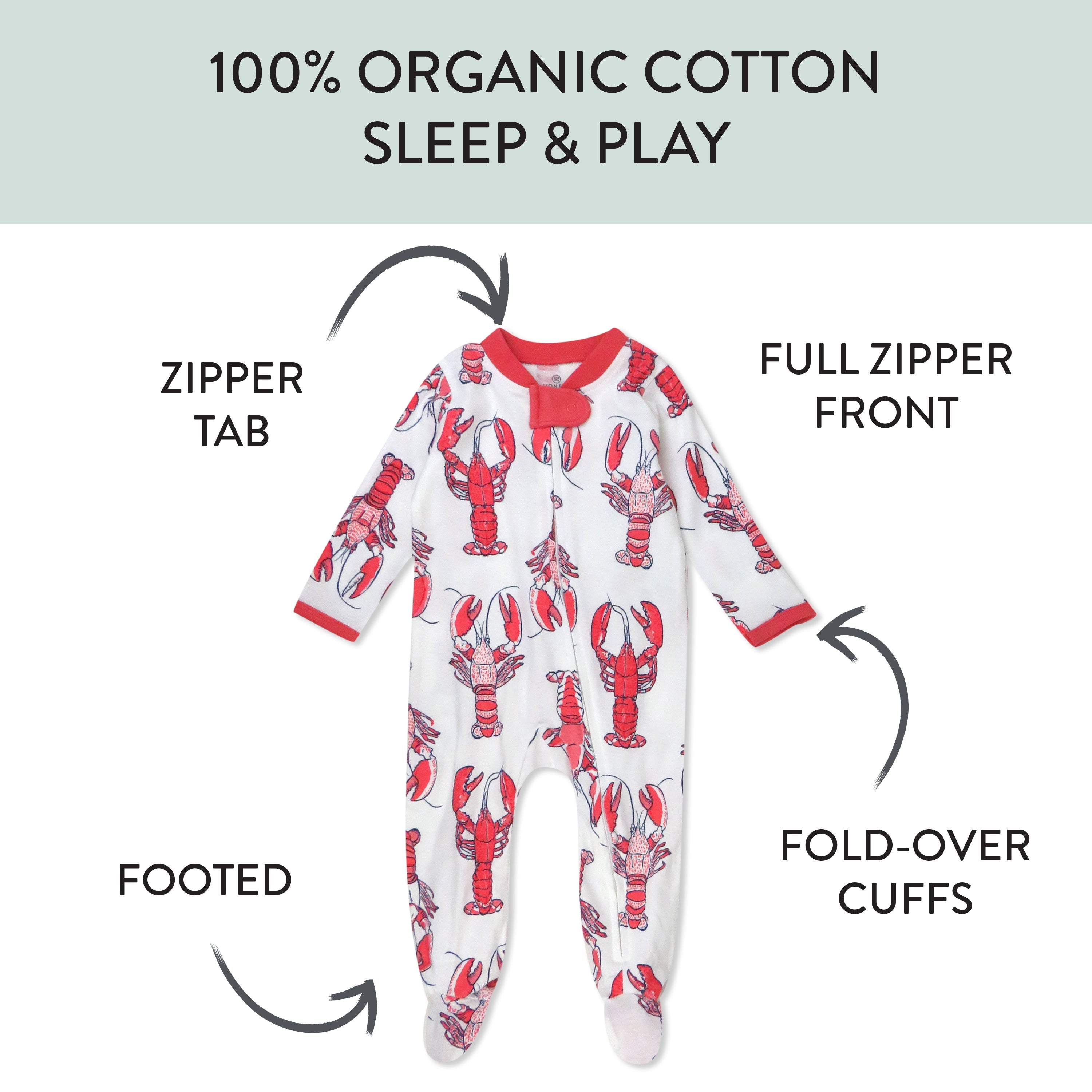 Organic Cotton Sleep & Plays