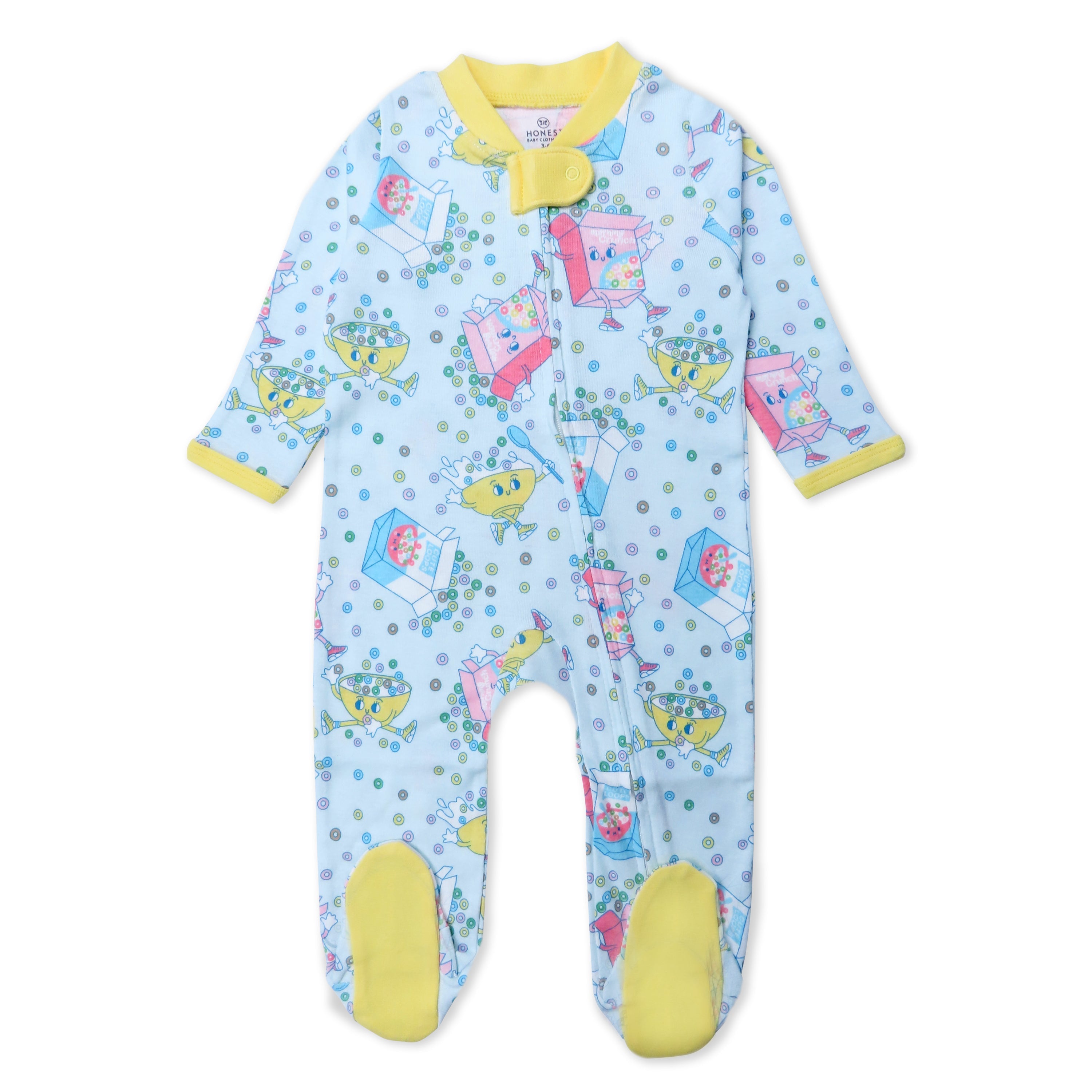 Organic Cotton Fun Foods Pajamas For Babies & Toddlers