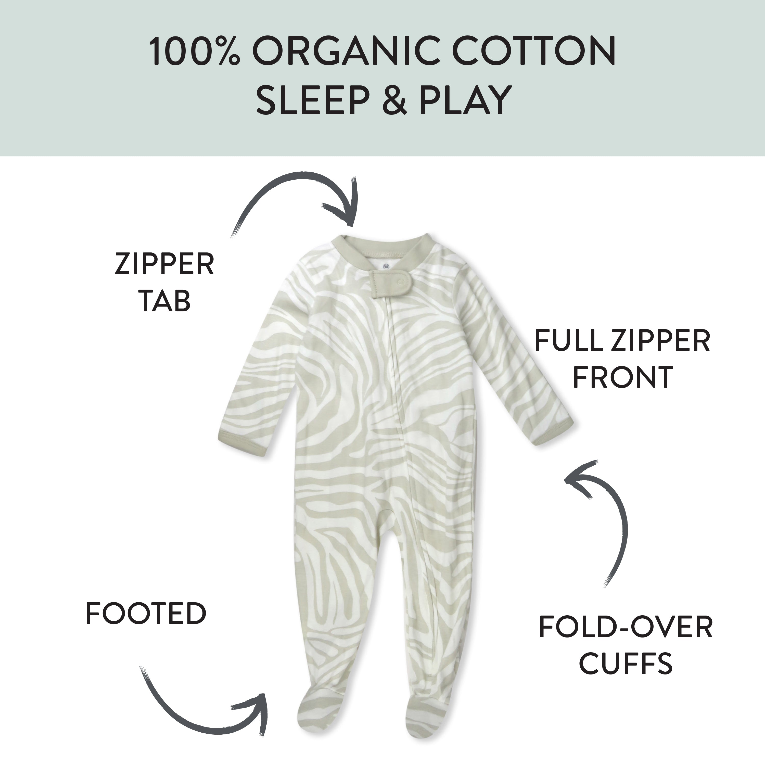 Organic Cotton Sleep & Plays