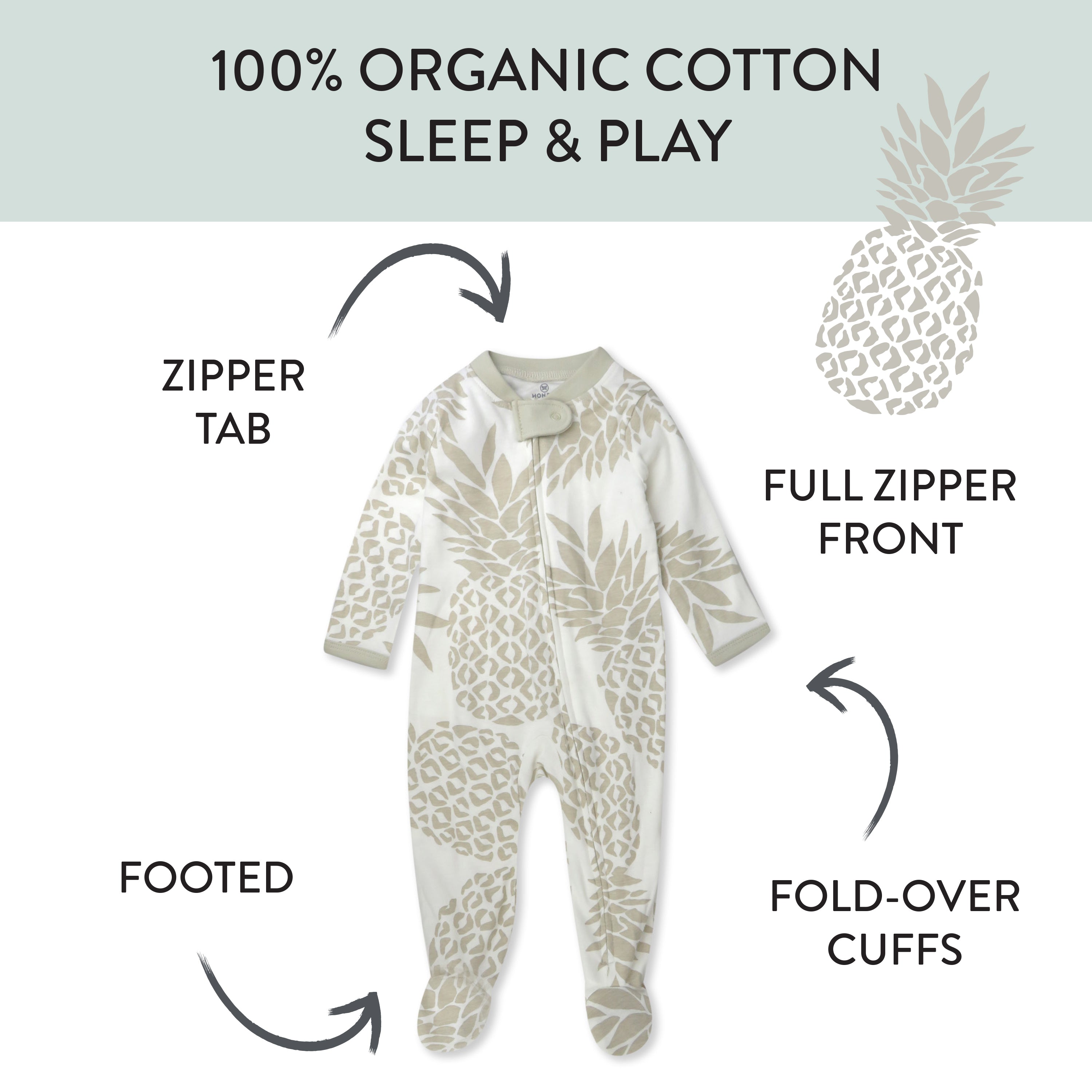 Organic Cotton Sleep & Plays