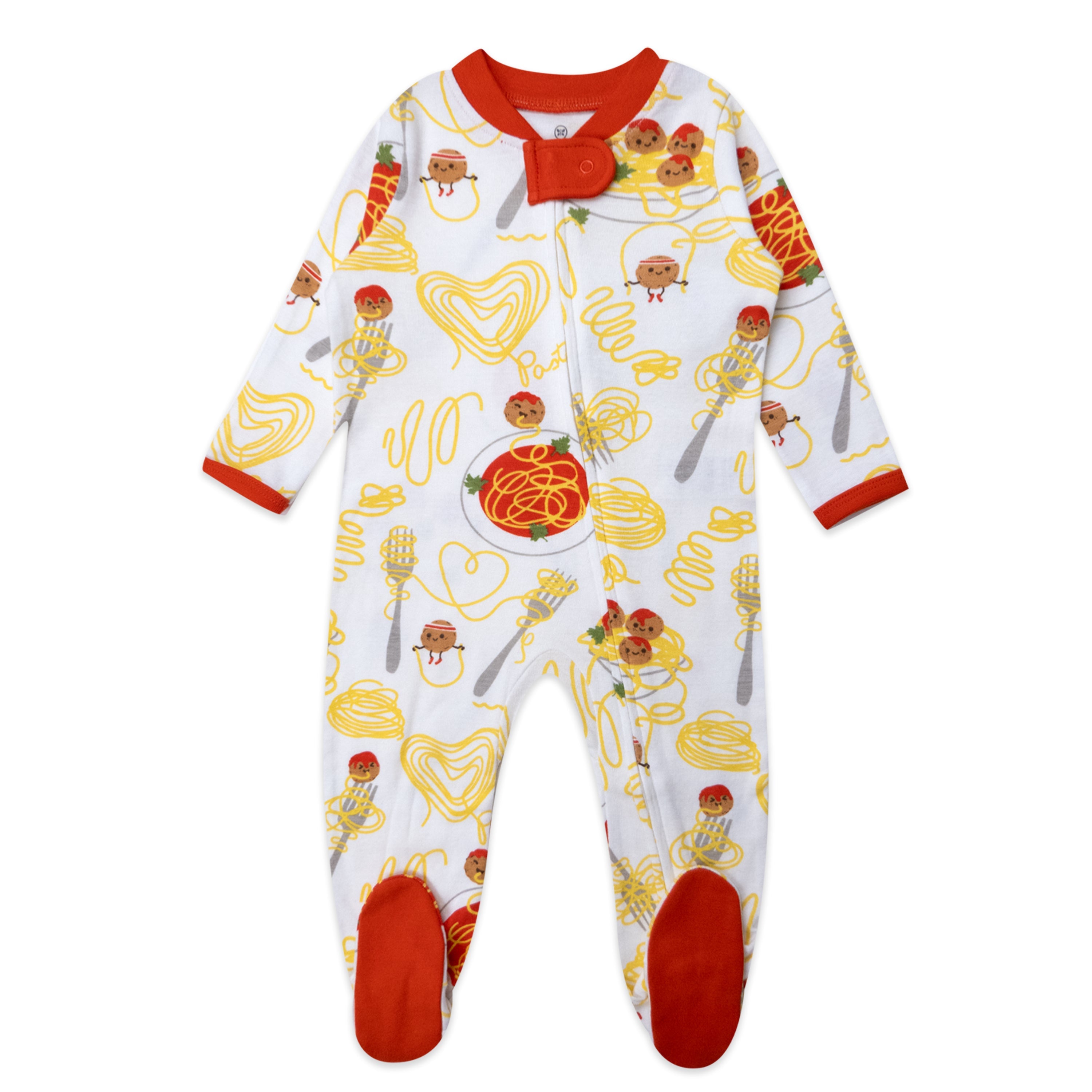 Organic Cotton Fun Foods Pajamas For Babies & Toddlers