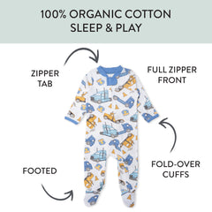 Organic Cotton Sleep & Plays