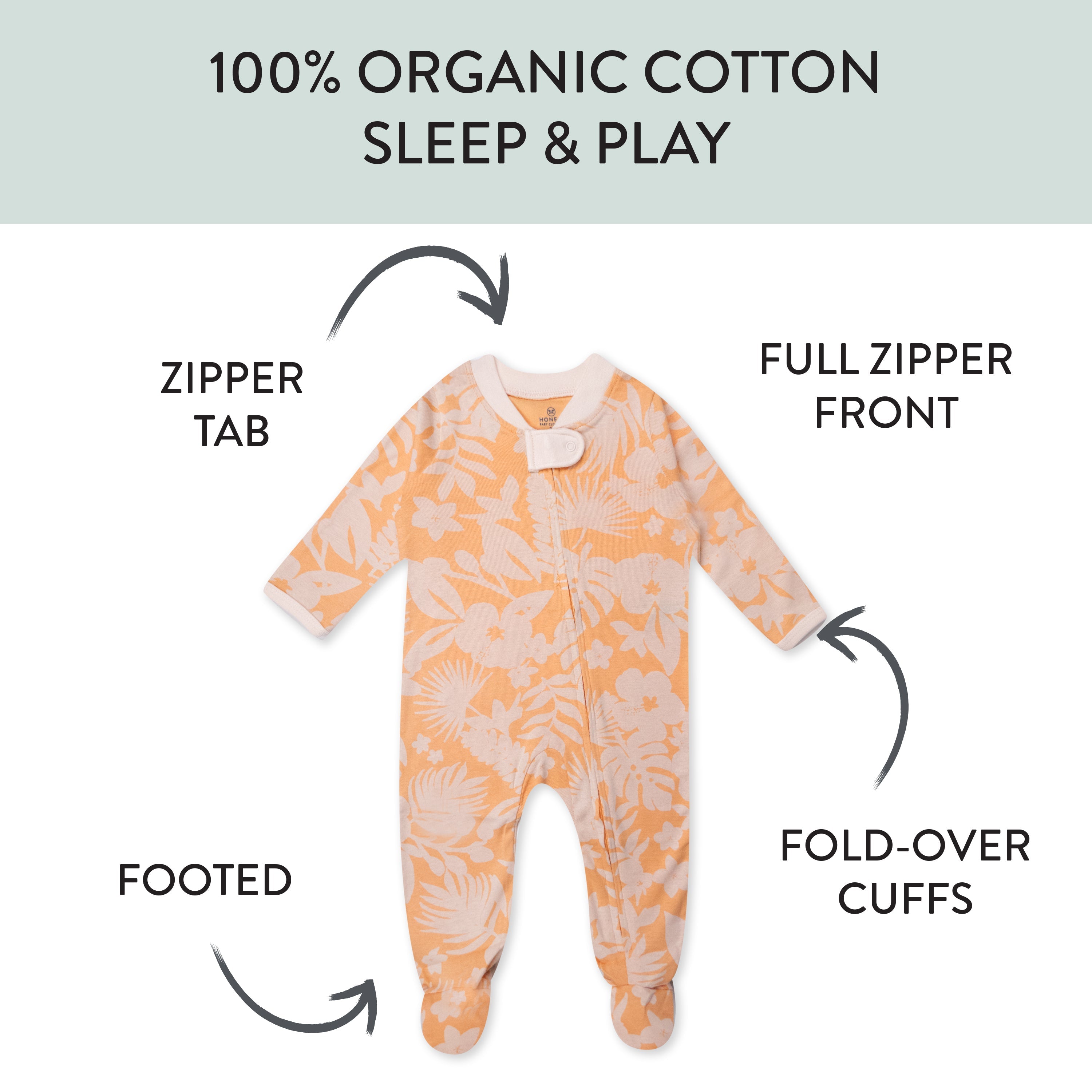 Organic Cotton Sleep & Plays