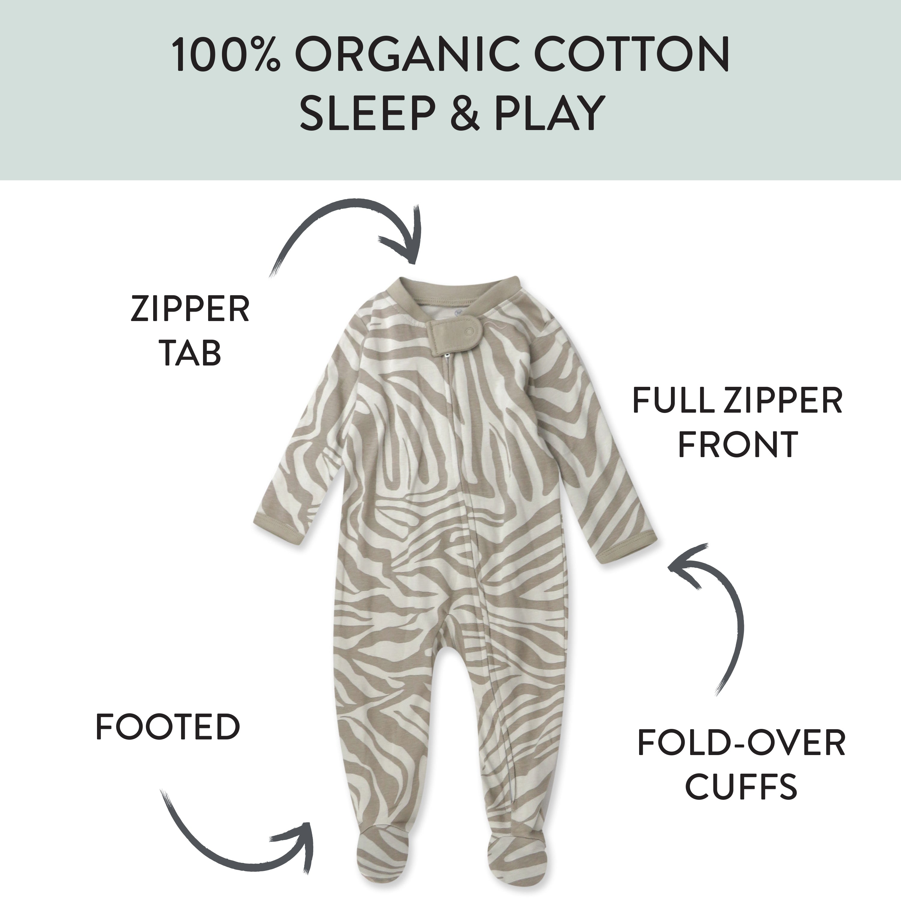 Organic Cotton Sleep & Plays