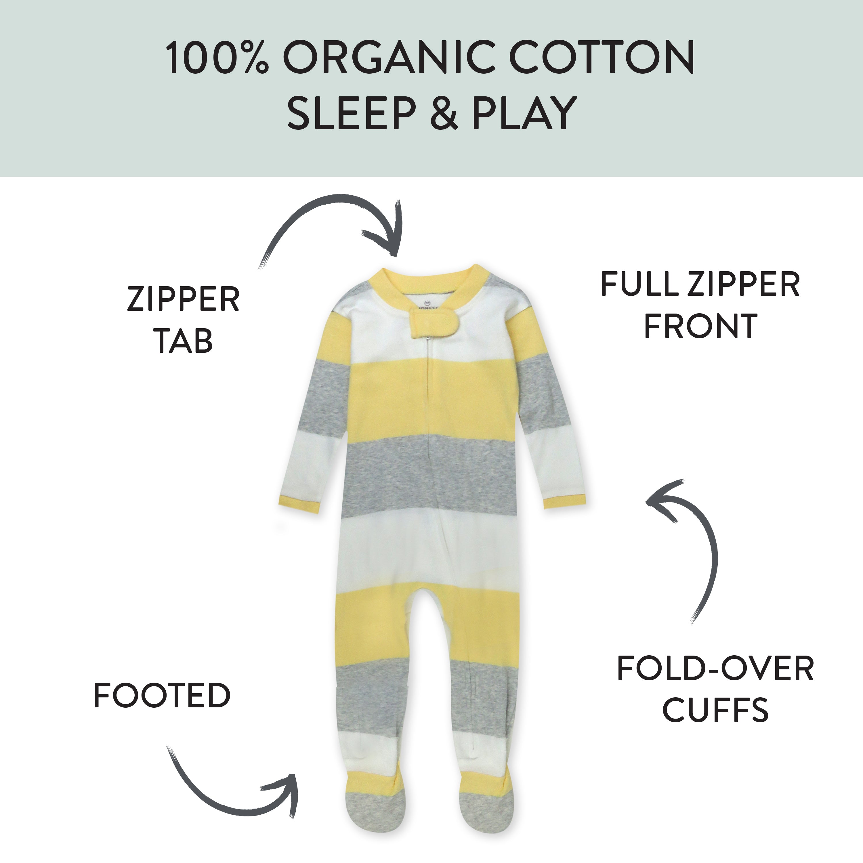 Organic Cotton Sleep & Plays