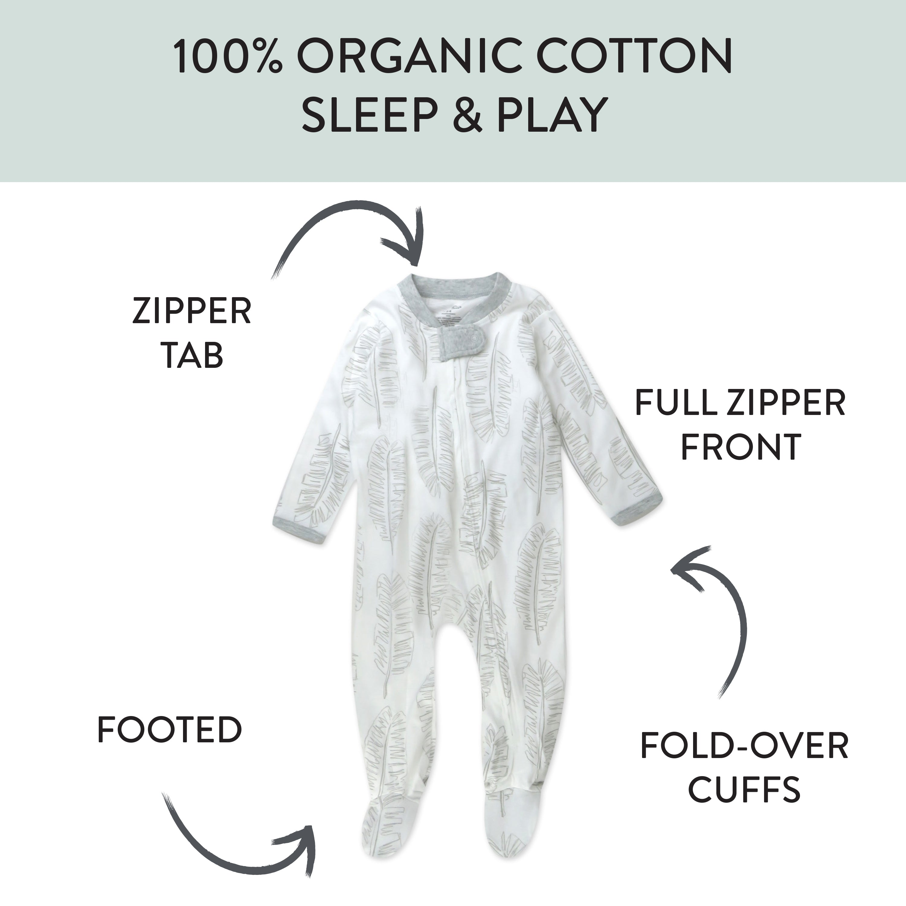 Organic Cotton Sleep & Plays