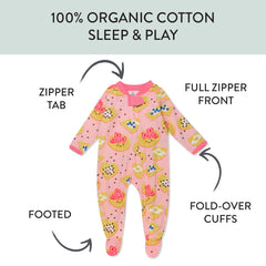 Organic Cotton Fun Foods Pajamas For Babies & Toddlers