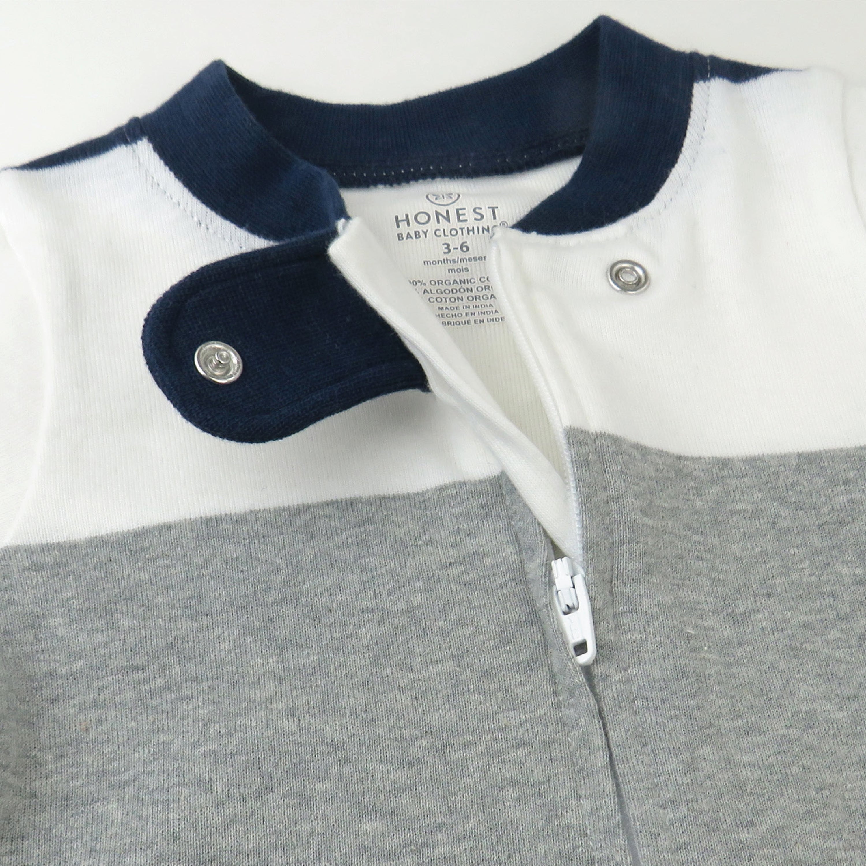 Organic Cotton Snug-Fit Footed Pajamas