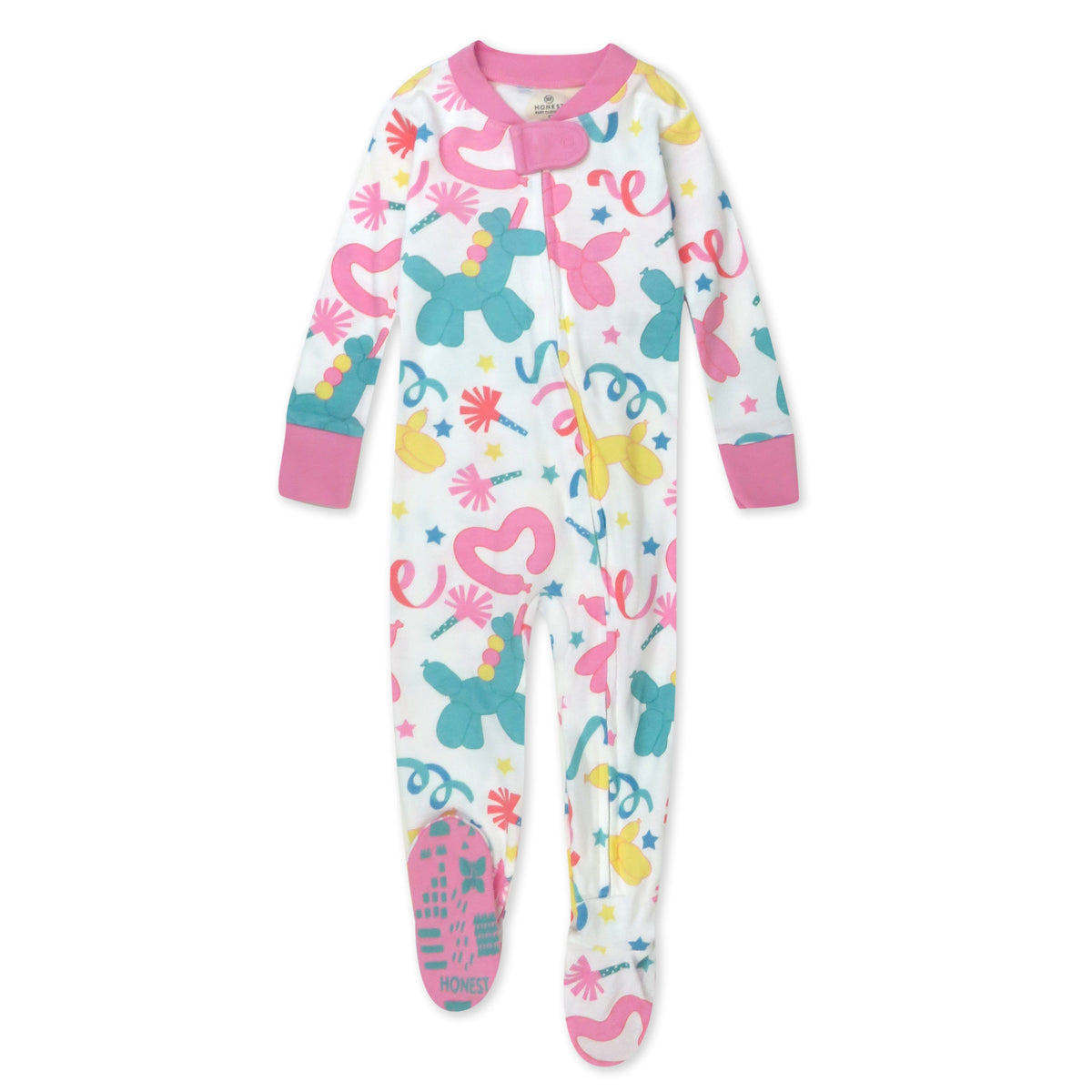 Organic Cotton Snug-Fit Footed Pajamas
