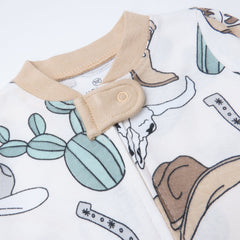 Organic Cotton Snug-Fit Footed Pajamas