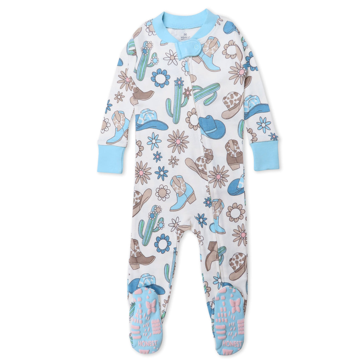 Organic Cotton Snug-Fit Footed Pajamas