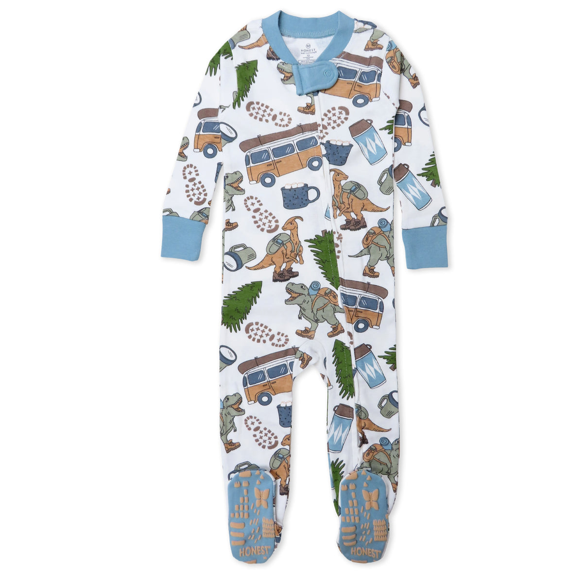 Organic Cotton Snug-Fit Footed Pajamas