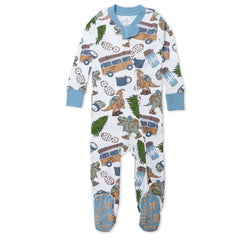 Organic Cotton Snug-Fit Footed Pajamas