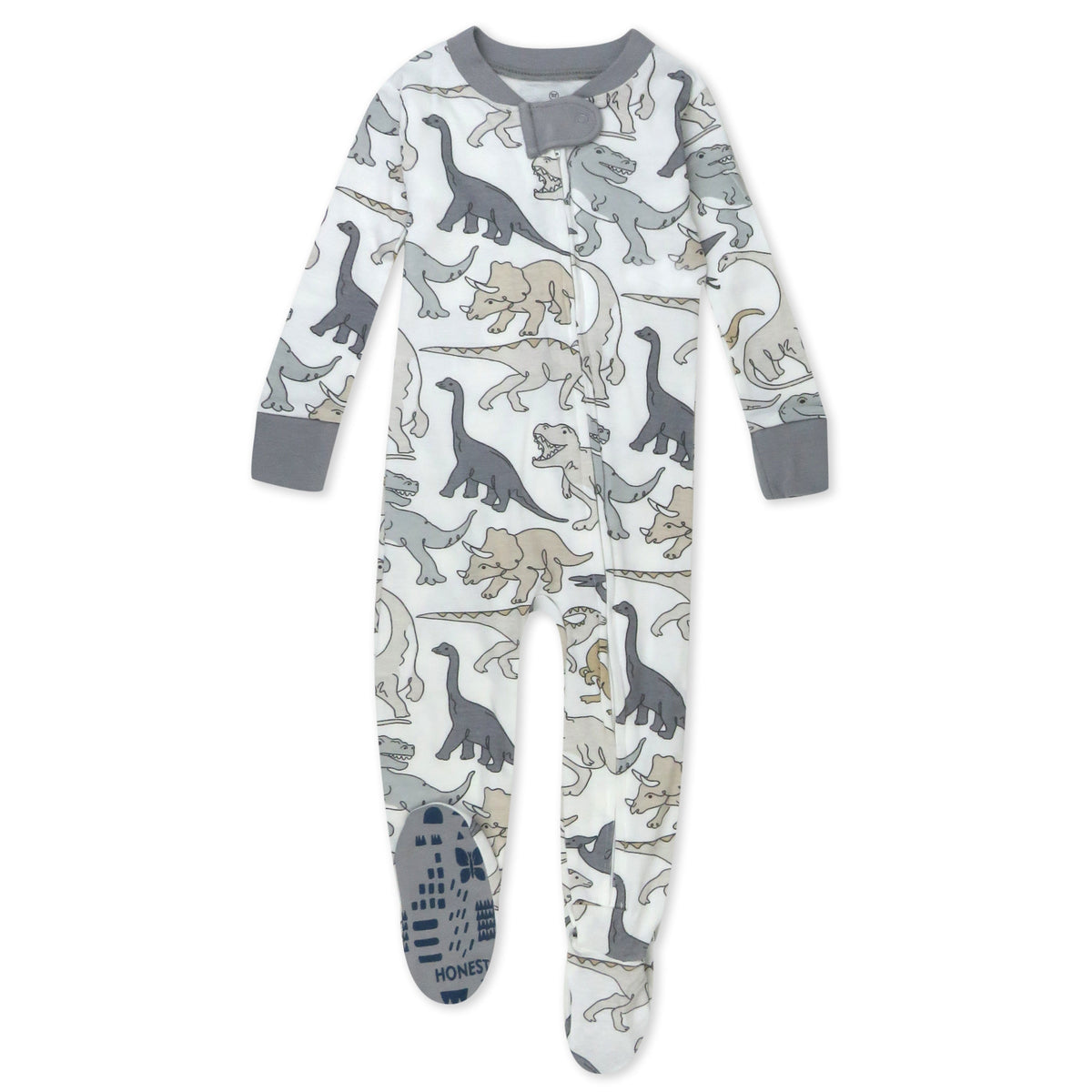Organic Cotton Snug-Fit Footed Pajamas