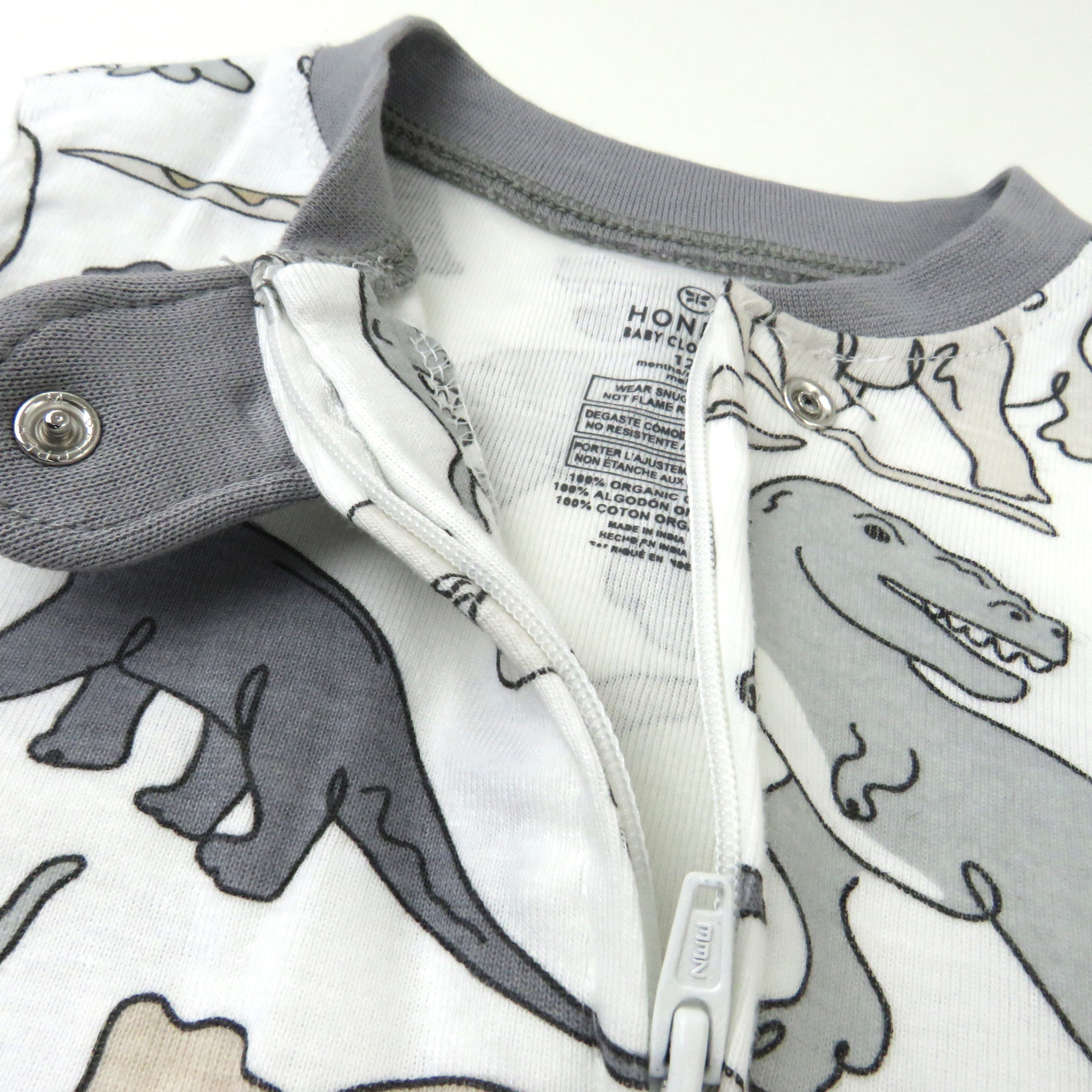 Organic Cotton Snug-Fit Footed Pajamas