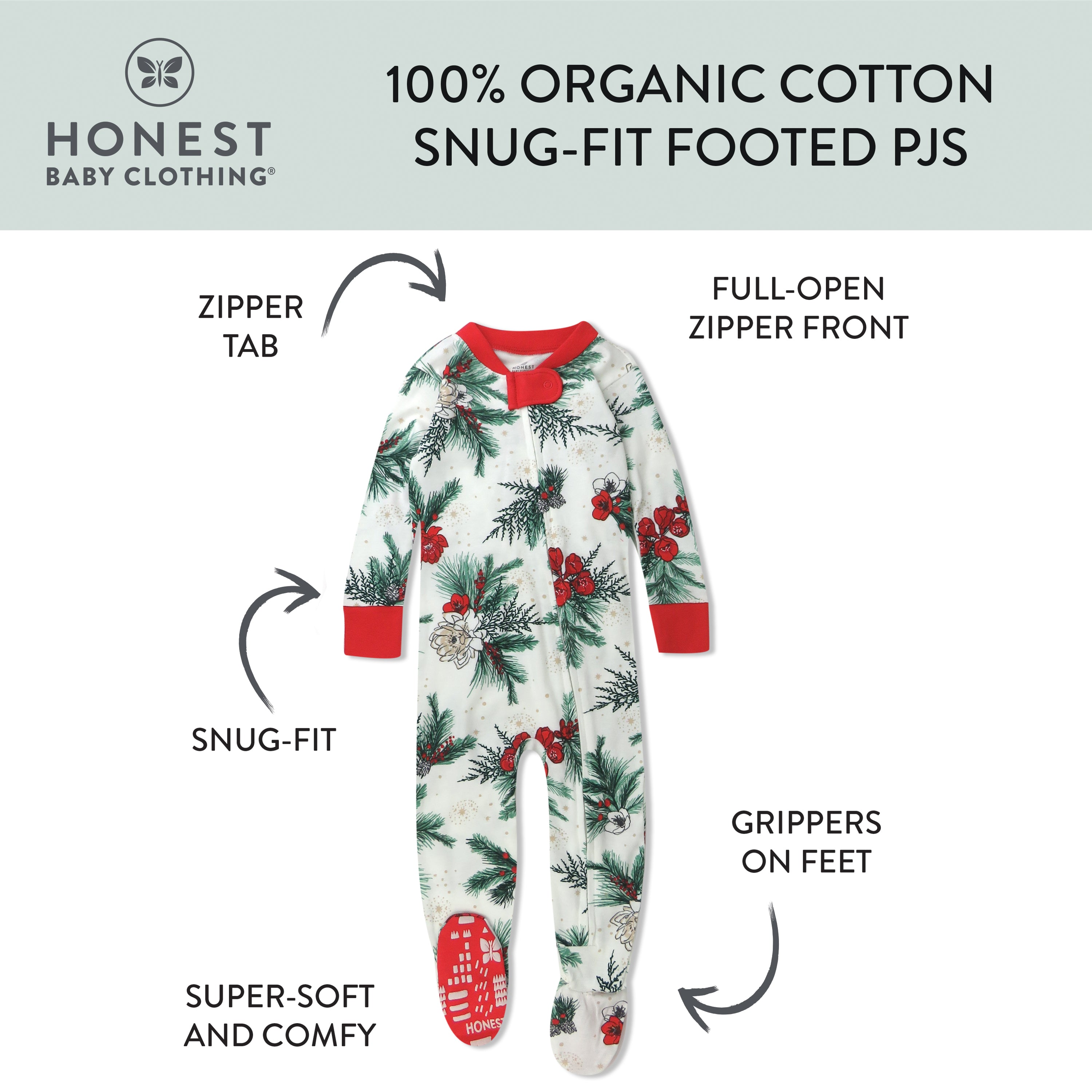 Organic Cotton Holiday Pajamas
