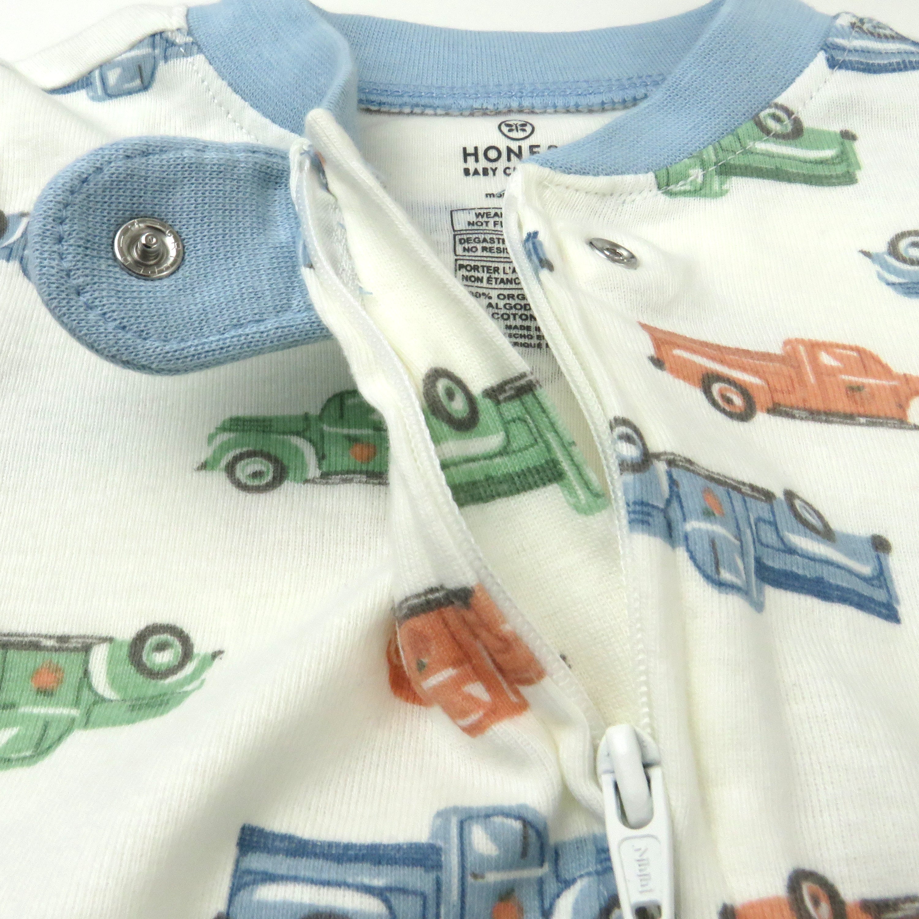 Organic Cotton Snug-Fit Footed Pajamas