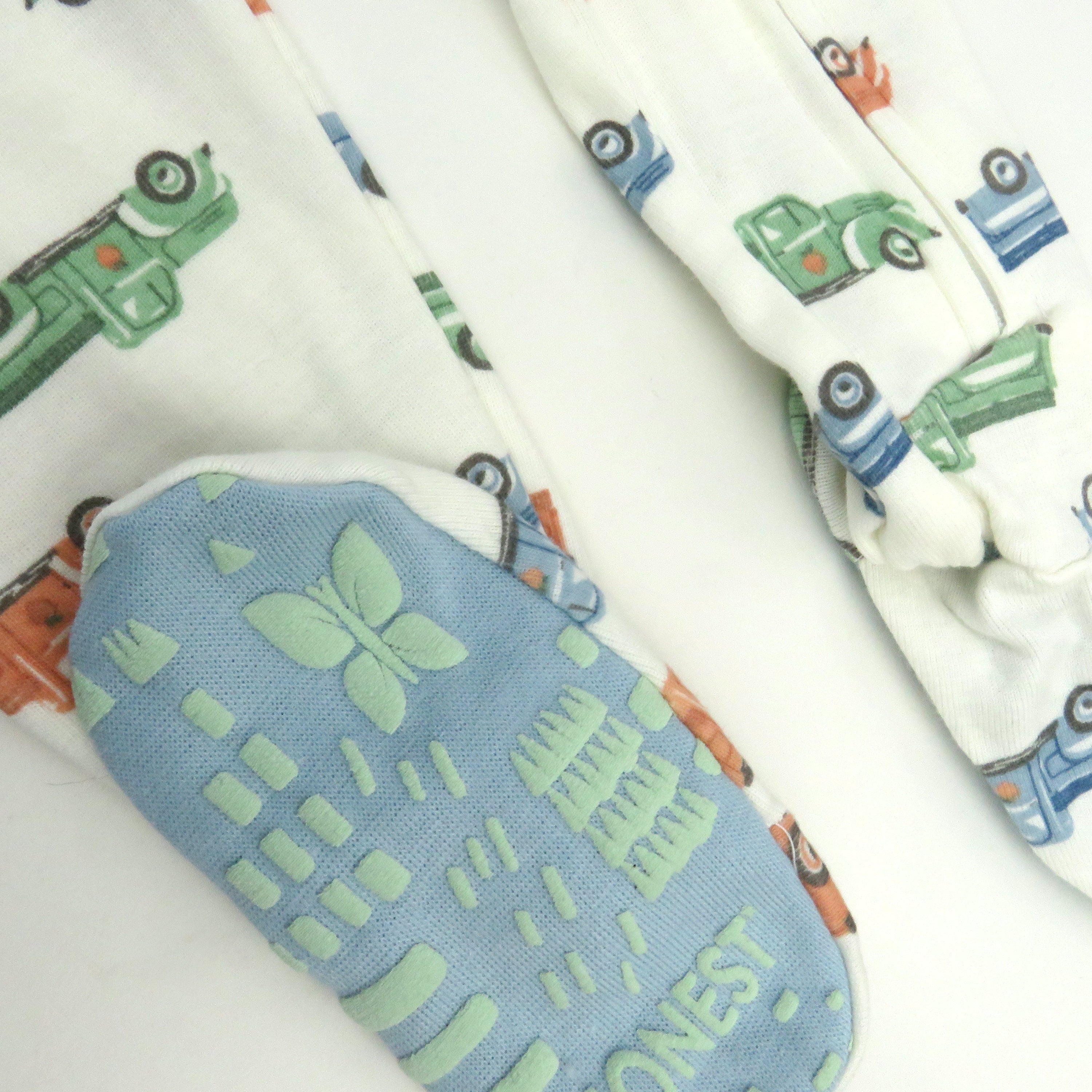 Organic Cotton Snug-Fit Footed Pajamas