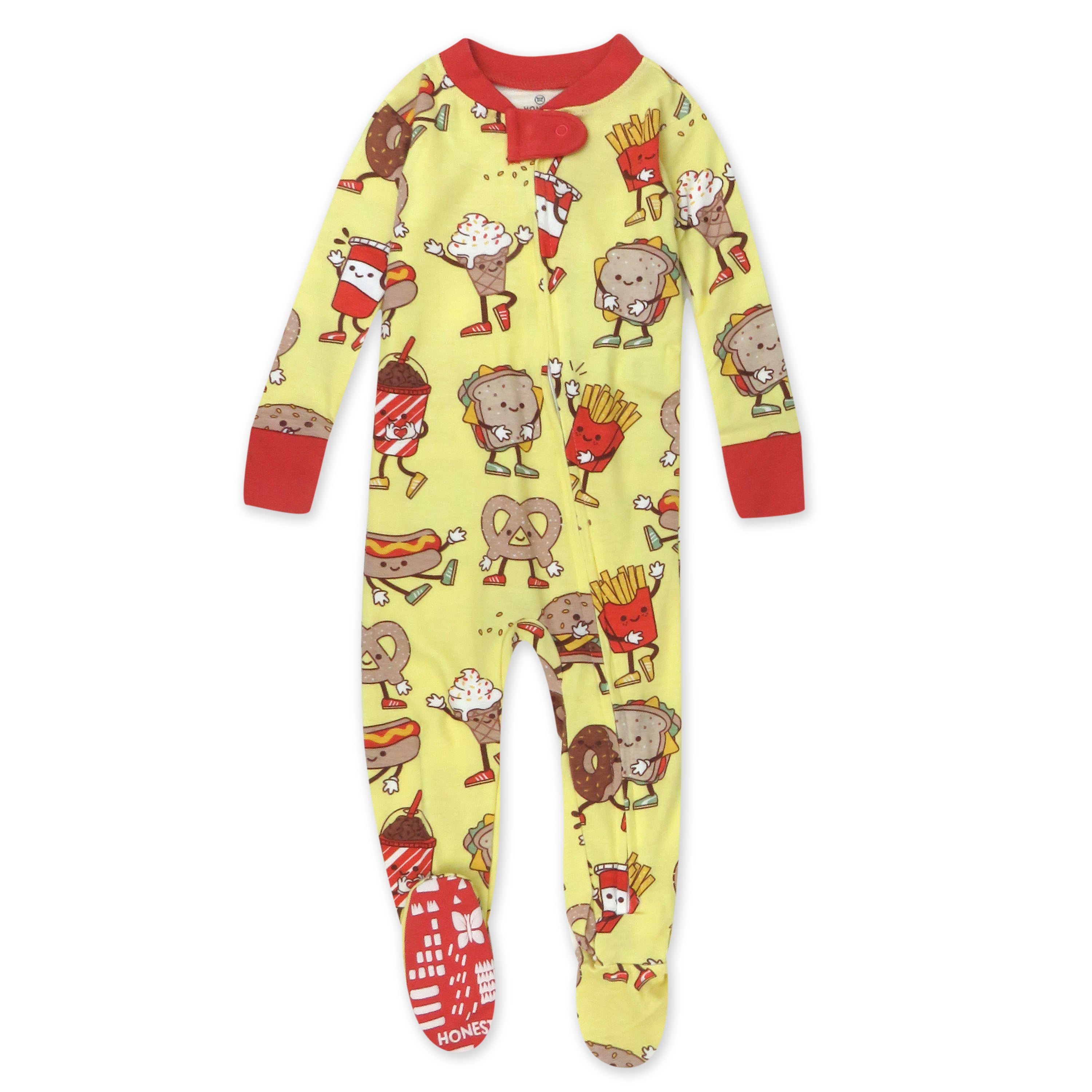 Organic Cotton Fun Foods Pajamas For Babies & Toddlers