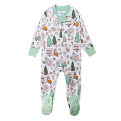 Organic Cotton Snug-Fit Footed Pajamas