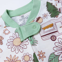 Organic Cotton Snug-Fit Footed Pajamas