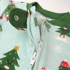 Organic Cotton Holiday Snug-Fit Footed Pajama