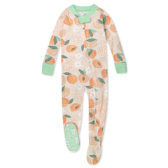 Organic Cotton Snug-Fit Footed Pajamas
