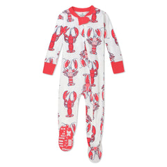 Organic Cotton Snug-Fit Footed Pajamas