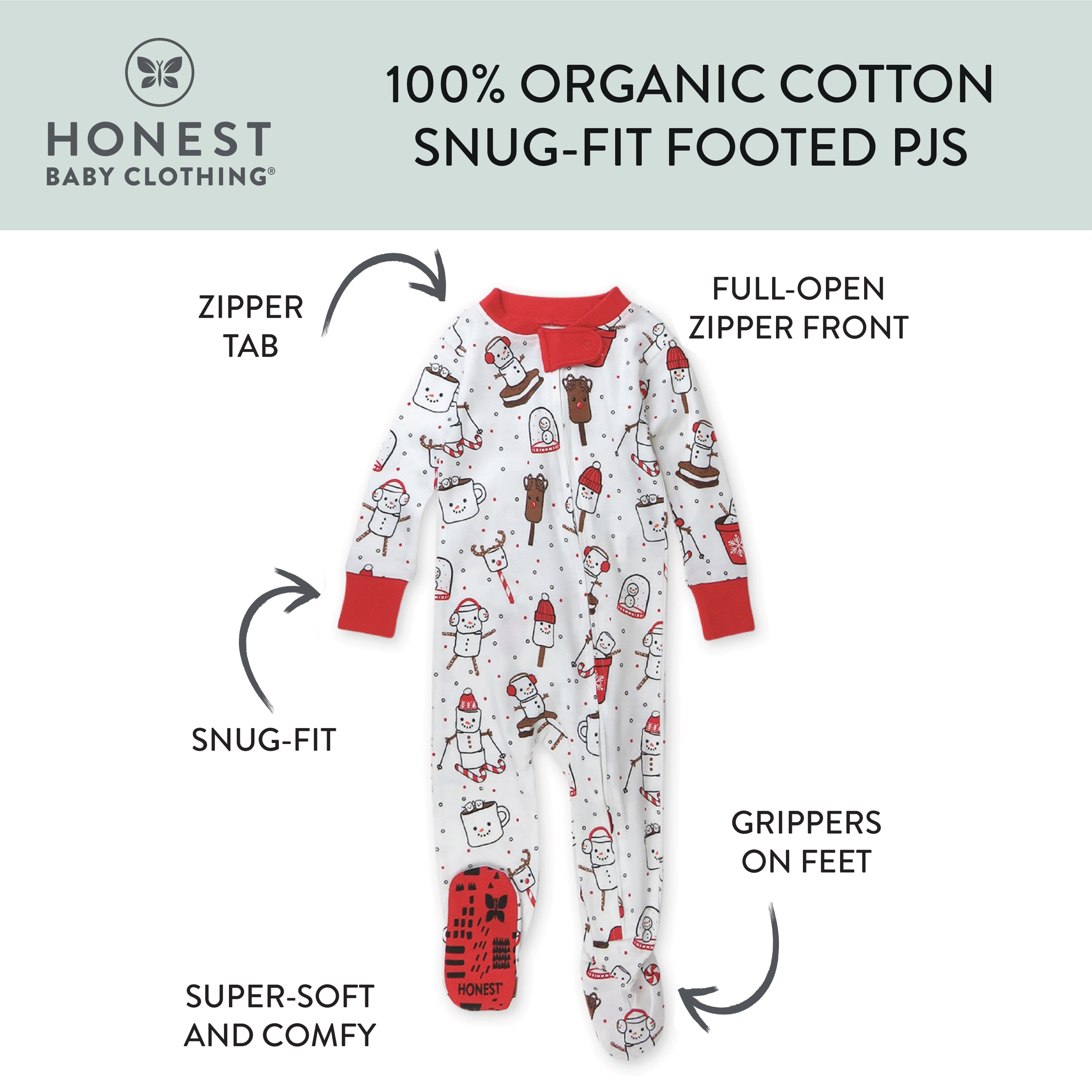 Organic Cotton Holiday Pajamas