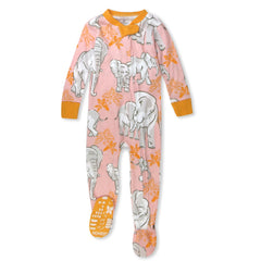 Organic Cotton Snug-Fit Footed Pajamas