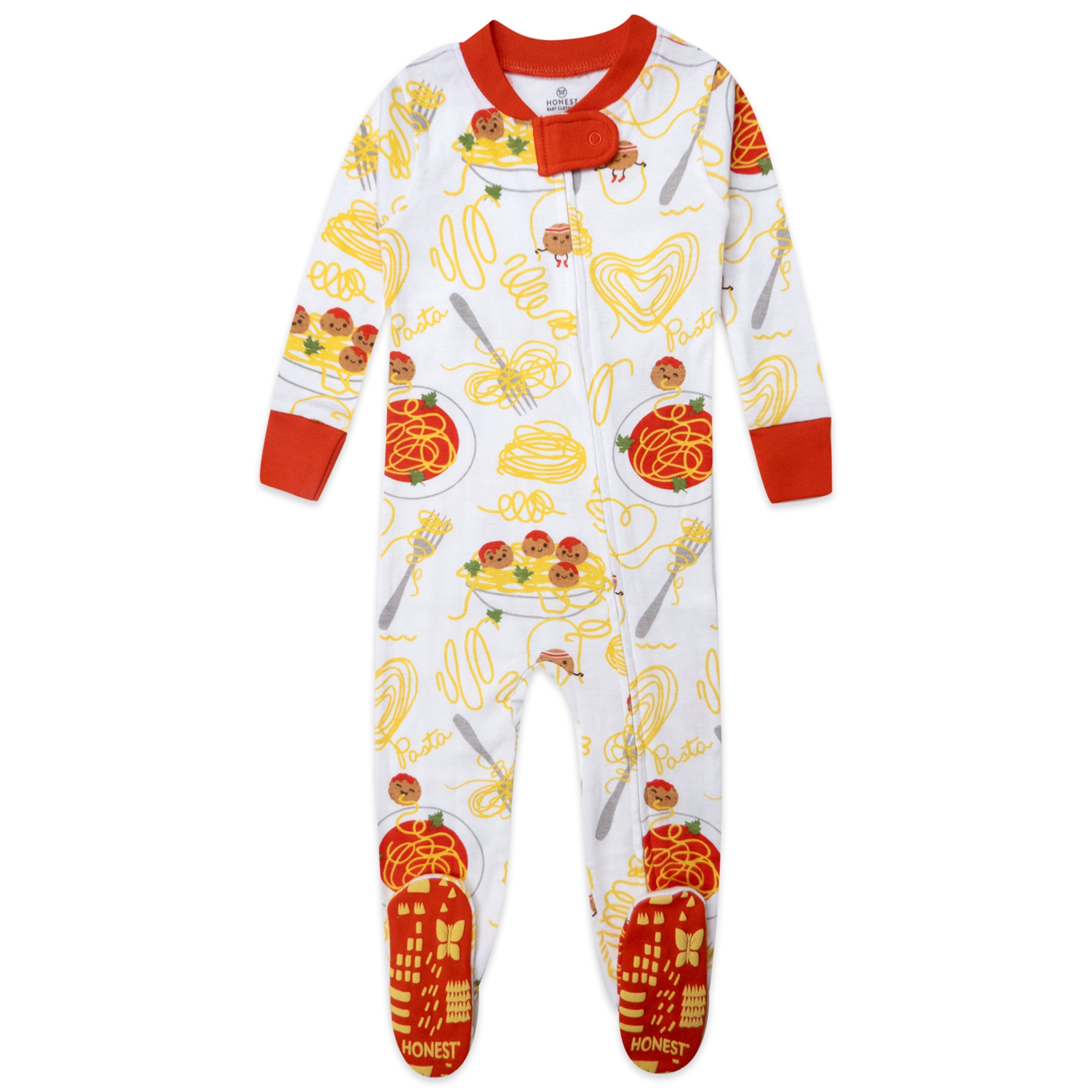 Organic Cotton Fun Foods Pajamas For Babies & Toddlers
