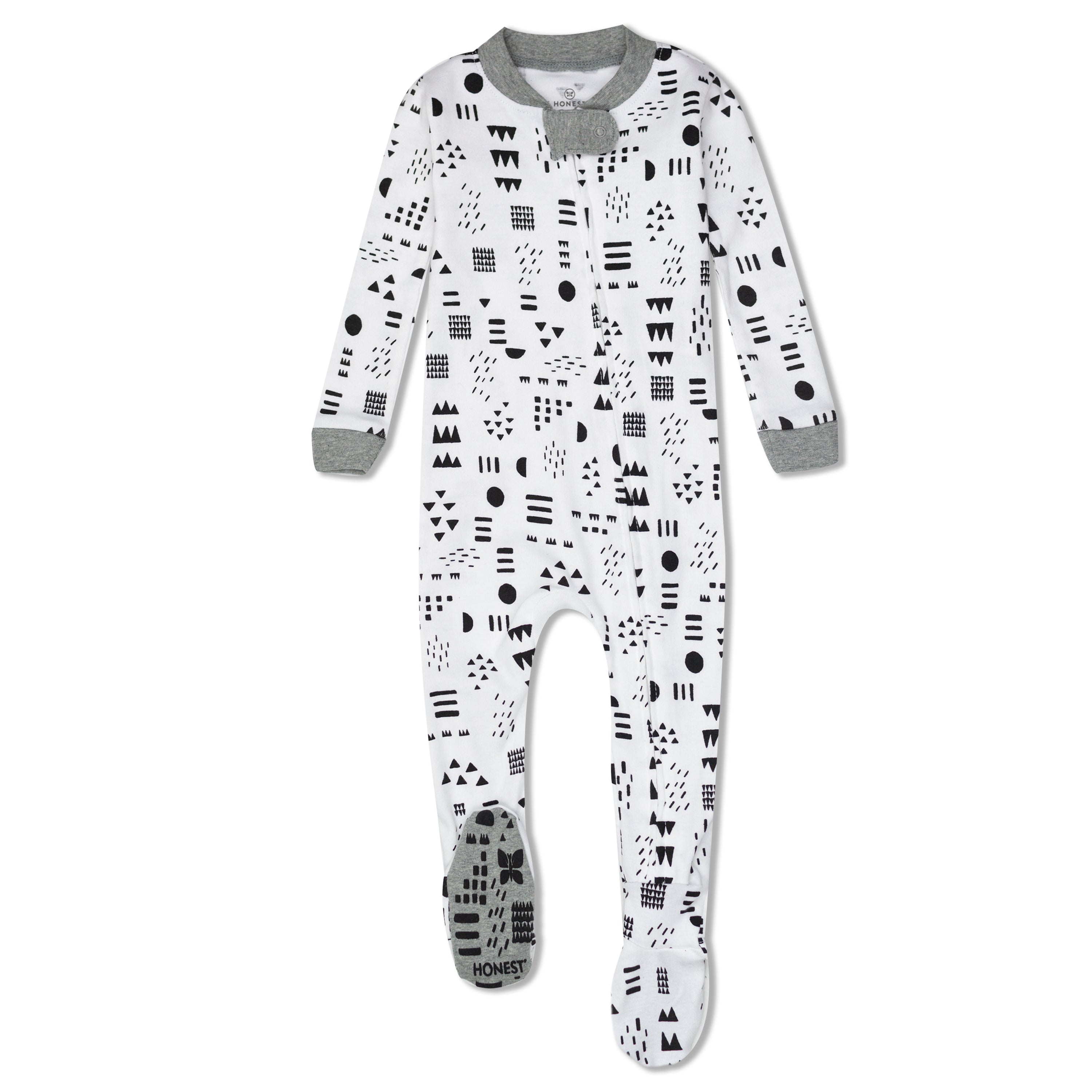 Organic Cotton Snug-Fit Footed Pajamas