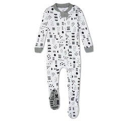 Organic Cotton Snug-Fit Footed Pajamas