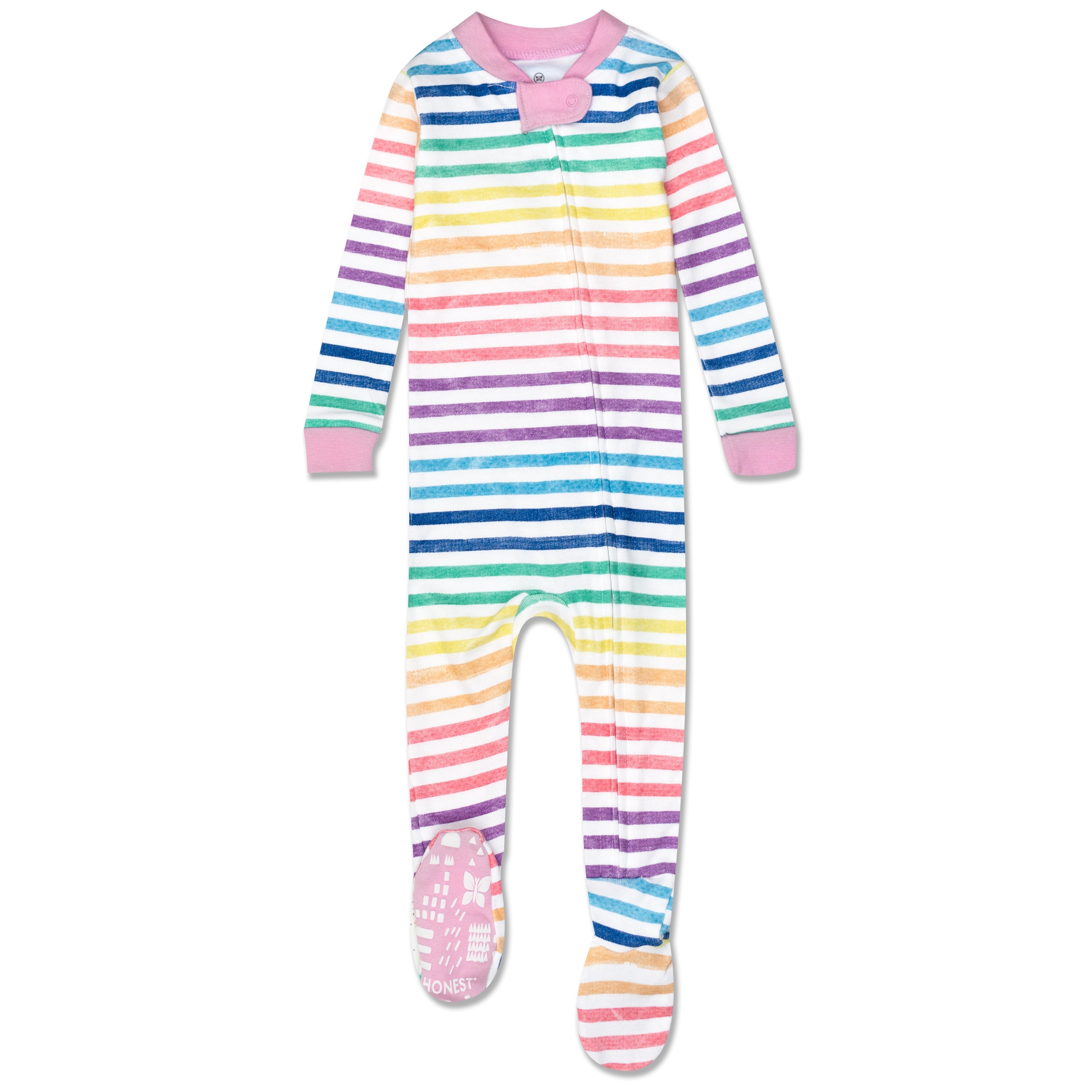 Organic Cotton Snug-Fit Footed Pajamas