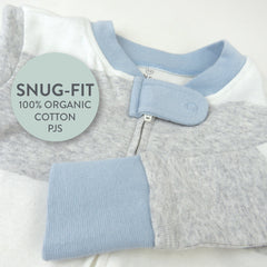 Organic Cotton Snug-Fit Footed Pajamas