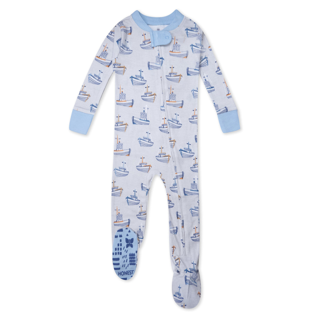 Organic Cotton Snug-Fit Footed Pajamas