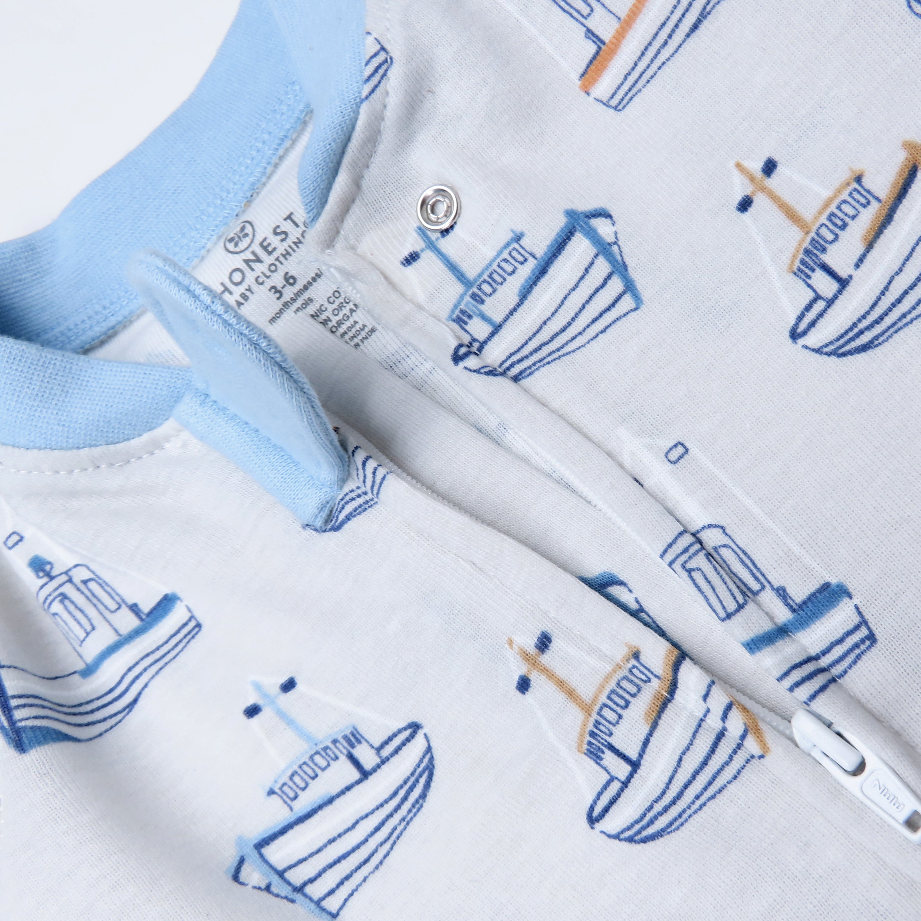 Organic Cotton Snug-Fit Footed Pajamas