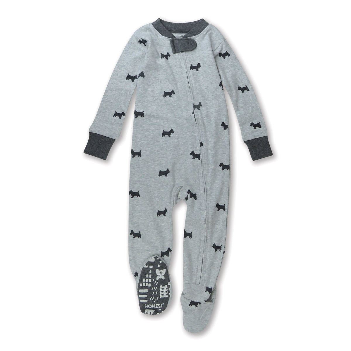 Organic Cotton Snug-Fit Footed Pajamas