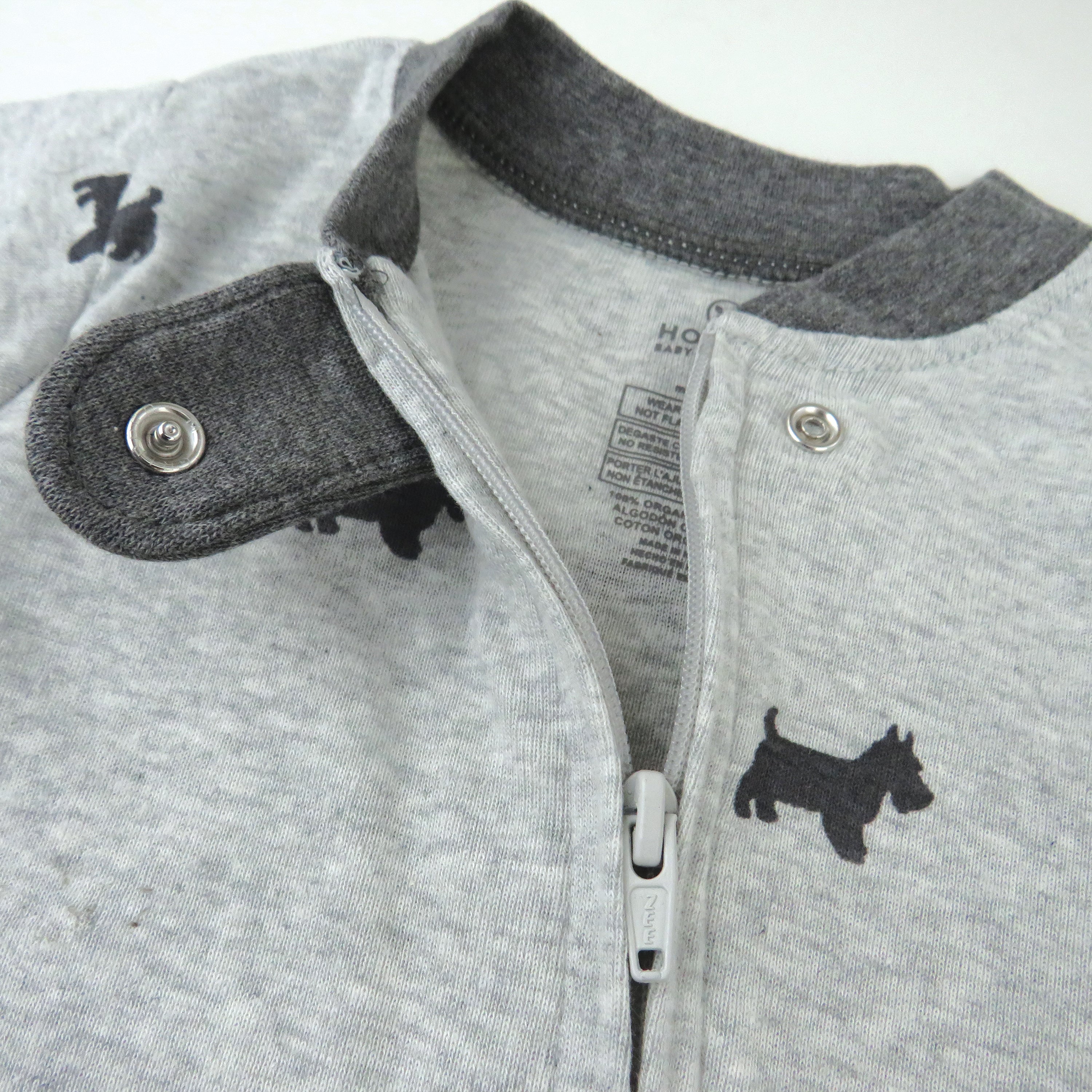 Organic Cotton Snug-Fit Footed Pajamas