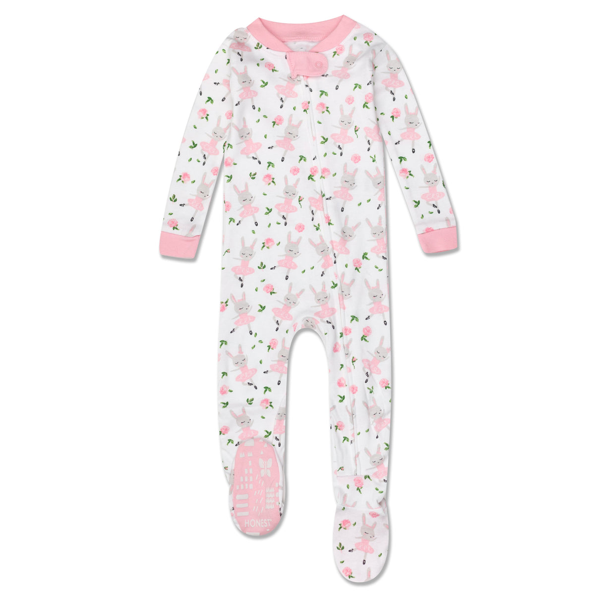 Organic Cotton Snug-Fit Footed Pajamas