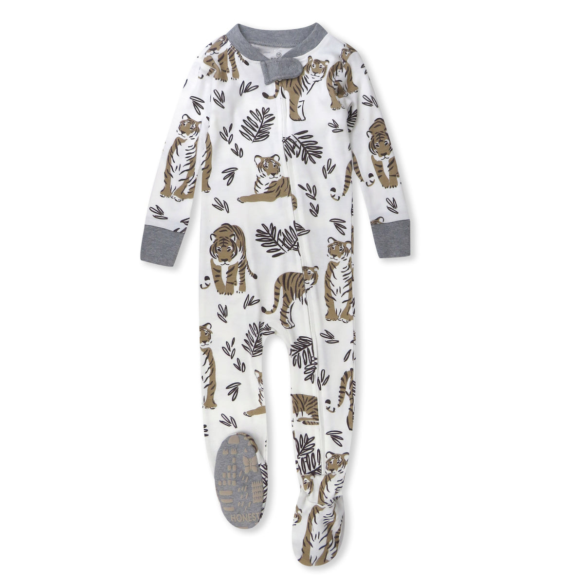 Organic Cotton Snug-Fit Footed Pajamas