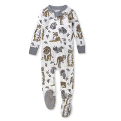 Organic Cotton Snug-Fit Footed Pajamas