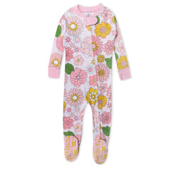 Organic Cotton Snug-Fit Footed Pajamas