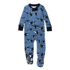 Organic Cotton Snug-Fit Footed Pajamas
