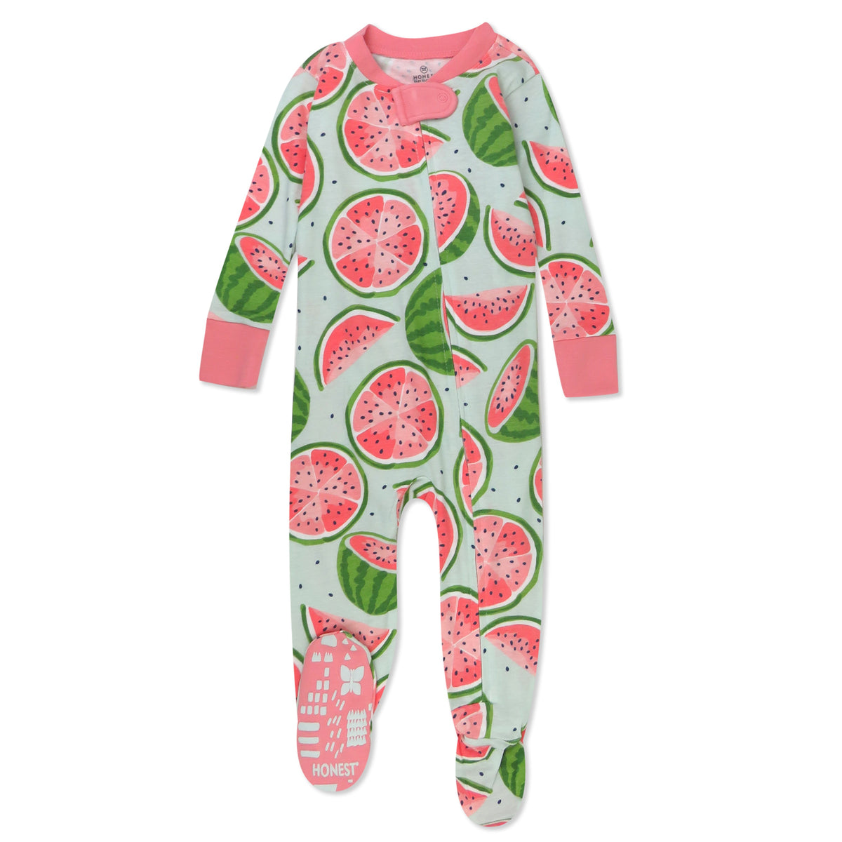 Organic Cotton Snug-Fit Footed Pajamas